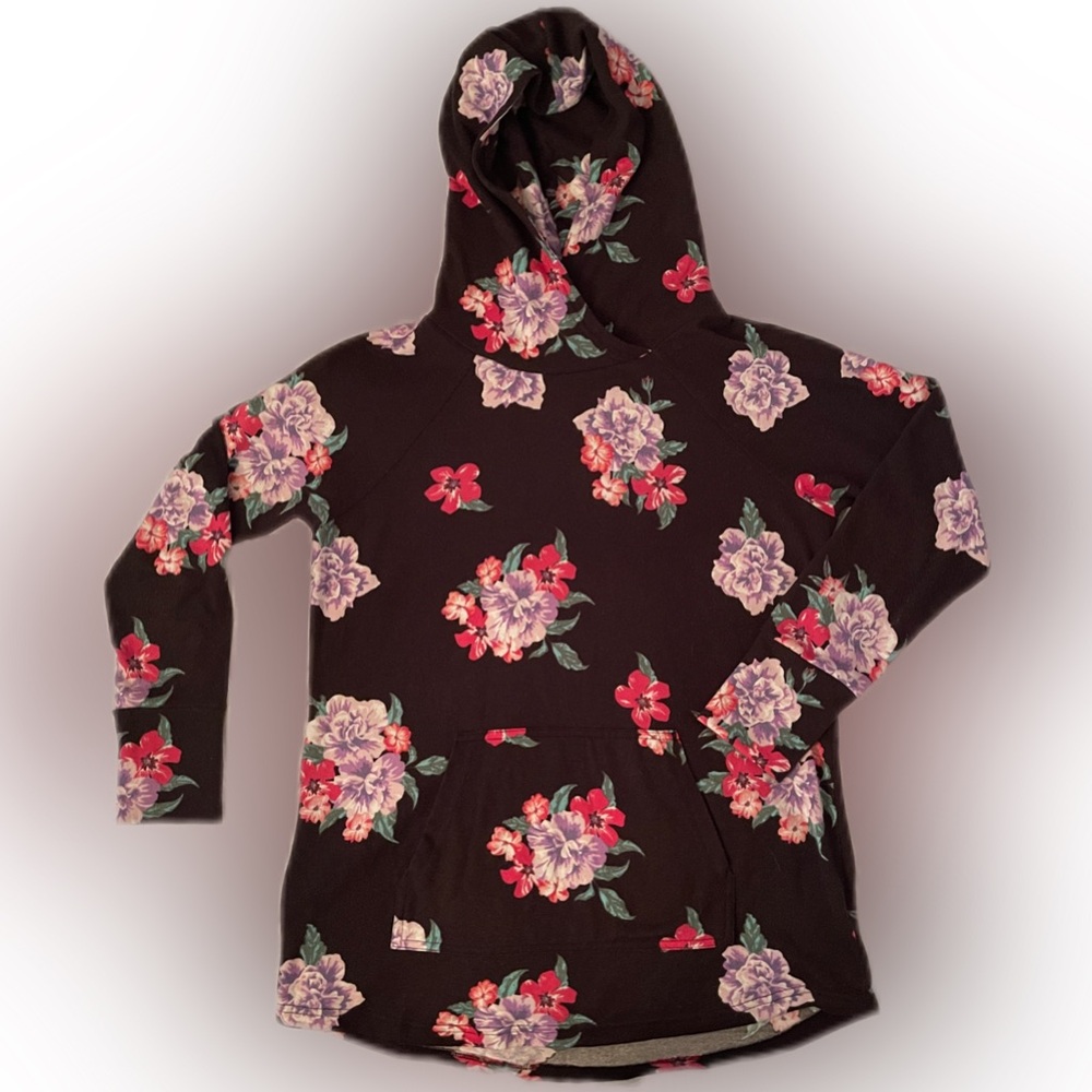 LuLaRoe Floral Amber Hoodie Size Medium
